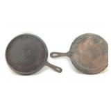 2 CAST-IRON SKILLETS