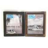 1950S MOTORBOAT MAGAZINE COVERS FRAMED