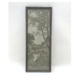 VTG FRAMED LANDSCAPE PRINT