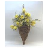 SPRING TULIPS DOOR ARRANGEMENT SILK