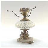 FENTON HOBNAIL LAMP BASE 10"