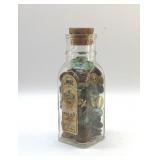 LAST JAR WITH BUTTONS & MARBLES 6"