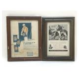 BLUBAG MASONRY, EASTMAN KODAK FRAMED ADS