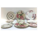 ASSORTED CHINA PLATES