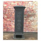 BLACK METAL WATER FOUNTAIN PLANT STAND