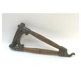 ANTIQUE SWINGING WALL BRACKET HOOK