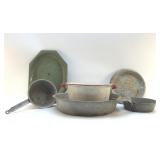 6 pcs ANTIQUE ENAMELWARE