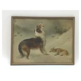 ANTIQUE " SHEPHERDï¿½S CALL" PRINT