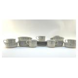 18 PCS LENOX COUNTRY BLUE CHINA