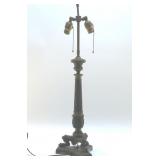 1880S FRENCH BRONZE EMPIRE CANDLESTICK LAMP