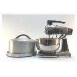 VINTAGE SUNBEAM, STAND MIXER, AND CAKE CARRIER