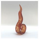 MURANO STYLE ART GLASS DANCING FLAME