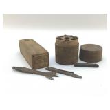 ANTIQUE STAMPING PUNCH SET, BITS