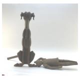 1930ï¿½s ANTIQUE ANDIRON PARTS 17"