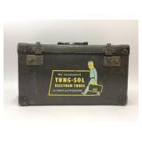 TUNG-SOL CASE W/ VTG BOXED RADIO VACUUM TUBES