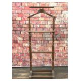 VTG WOOD BUTLER MEN VALET STAND