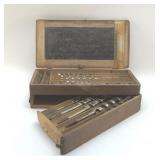 ANTIQUE IRWIN AUGER BITS IN ORIGINAL BOX