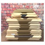 15 NEW ASSORTED SIZE WOODEN PICTURE FRAMES