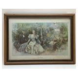 " TWO OBSTACLES" framed artwork