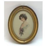 EDWARDIAN STYLE WOMAN PORTRAIT KNOWLES