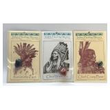 3 INDIAN HEALING STONES SEALED