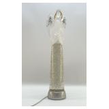 ACRYLIC, ANGEL GLITTER GLOBE 22"