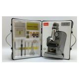 SEARS STUDENT MICROSCOPE IN CASE