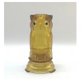 ANTIQUE OWL FAIRY LAMP MOSSER GLASS