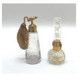 2 ANTIQUE DeVILBISS PERFUME BOTTLES 1920ï¿½s
