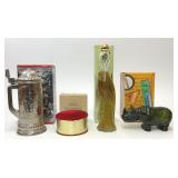 4 ASSORTED VTG AVON BOTTLES IN ORIGINAL BOXES