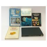 5 ROCKS AND MINERALS BOOKS