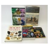 5 ROCKS AND MINERALS BOOKS