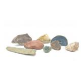 ASSORTED ROCK CRYSTAL GEODE COLLECTION