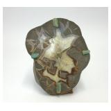 SEPTARIAN NODULE DRAGON STONE GEODE CLOCK