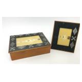 NATIVE AMERICAN STYLE PHOTO BOX & PHOTO FRAME