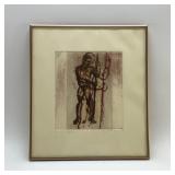 1978 SIGNED ARTWORK FRAMED