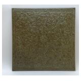 METAL WALL ART PANEL 18 X 18 LEAF DESIGN