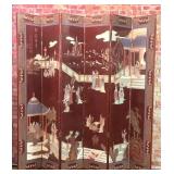 CHINESE SIX PANEL FOLDING ROOM DIVIDER