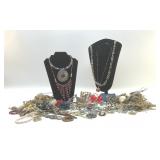 VINTAGE COSTUME JEWELRY, HUGE ASSORTMENT
