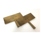 2 VTG WHITTEMORE NO.10 COTTON CARDING COMBS