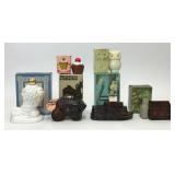 6 ASSORTED VTG AVON BOTTLES IN ORIGINAL BOXES