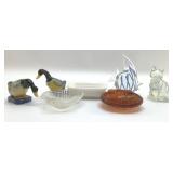 VTG ASSORTED GLASSWARE, OCCUPIED JAPAN