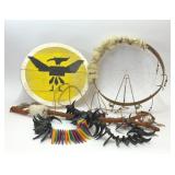 ASSORTED NATIVE AMERICAN DREAMCATCHERS NECKLACES