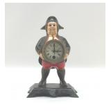 JOHN BULL ANTIQUE WINKING EYE FIGURE CLOCK