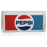 PEPSI COLA VTG METAL SIGN 10x22"