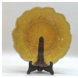 1970ï¿½s INDIANA GLASS TREE OF LIFE PLATE, CARNIVAL