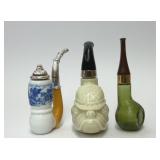 3 TOBACCO PIPE AVON BOTTLES