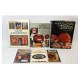 6 ASSORTED GEMS CRYSTALS BOOKS