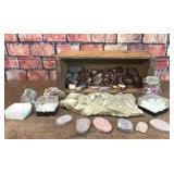 ASSORTED FOSSIL ROCK CRYSTAL COLLECTION