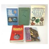 5 ROCK & MINERAL GUIDE BOOKS
